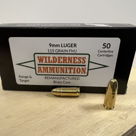 9MM . 115GR. FMJ -REMAN. 50 RD.
