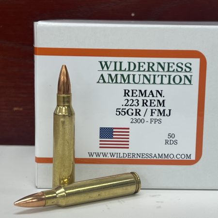 .223 Remington, 55GR, FMJ- 50RD BOX