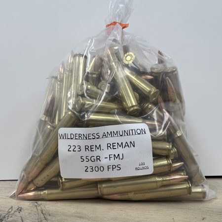 223 Rem. 55gr. Reman. 100rd Bag